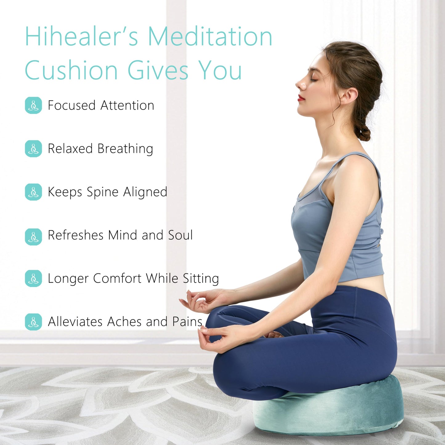 Hihealer Meditationskissenonskissen